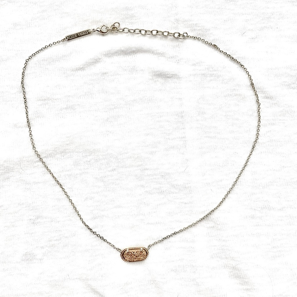 Kendra Scott Gold Elisa Necklace, Gold Drusy